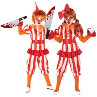 Costume de clown de cirque terrifiant pour enfants