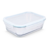 Bocaux rectangulaires en verre borosilicaté de 2800 ml