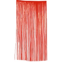 Rideau rouge de 2 x 1 m