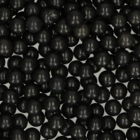 Grandes perles noires brillantes saupoudrées 80 g - FunCakes