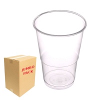 Gobelets réutilisables en plastique transparent de 400 ml - 960 pcs.