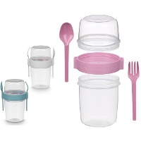 Tupper de 1,1 L avec couverts - 1 unité