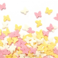 Paillettes papillon colorées 50 gr - Scrapcooking