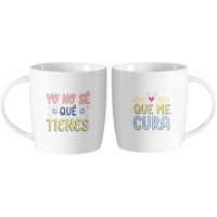 Tasse de 350 ml Je ne sais pas ce que tu fais pour me guérir - 2 pcs.