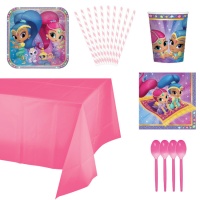 Pack Party Shimmer and Shine - 8 personnes