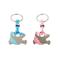 Porte-clés bébé en 2 couleurs - 1 pc.