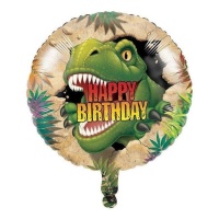 Ballon T-Rex Happy Birthday 45 cm - Conver Party