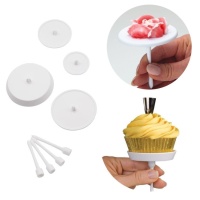 Ongles fleurs et cupcakes - Pastkolor - 4 pcs.