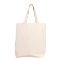 Sac en coton personnalisable avec poche latérale 38 x 40 x 10 cm - 1 pc.