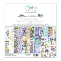 Kit de papier scrapbooking Lavender Farm - Artis decor - 12 feuilles