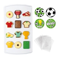 Kit de football pour les chocolats - Décorer - 40 unités