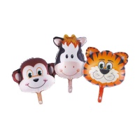 Ballons vache, tigre et singe - 3 pcs.