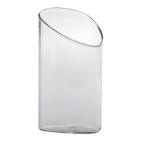 Gobelets en plastique transparent de 80 ml, forme inclinée - Dekora - 100 unités