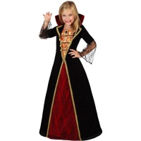 Costume de comtesse vampiresse pour fille