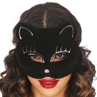 Masque de chat noir