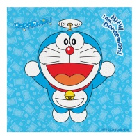 Serviettes Doraemon 16,5 x 16,5 cm - 20 unités