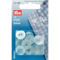 Boutons de 1,5 cm pour blouses et pyjamas - Prym - 15 pcs.