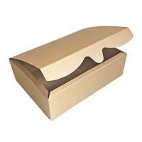 Boîte à biscuits en kraft 22 x 16,3 x 6,3 cm - Pastkolor