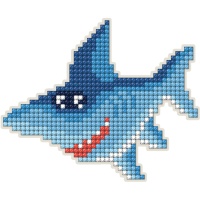 Aimant requin peint en diamant - Collection D art