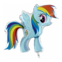mon petit poney Rainbow Dash ballon 70 x 60 cm - Grabo