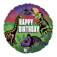Ballon d'anniversaire Jurassic 46 cm - Grabo