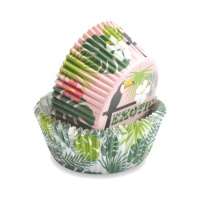 Capsules pour cupcake de fête hawaïenne - Scrapcooking - 36 pcs.