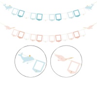 Guirlande photo 2.5m Baby Shower - 1 pc.