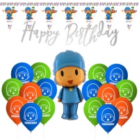 Pack de décoration de fête Pocoyo - 19 pièces