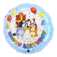 Ballon Bluey Happy Birthday 35 cm