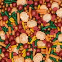 Sprinkles d'Halloween en forme de citrouilles, 70 g - FunCakes