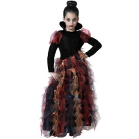 Costume de vampire en tulle pour filles avec volants