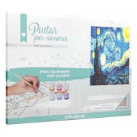 Peinture par numéros Starry Night 40 x 29,5 cm - Artis decor