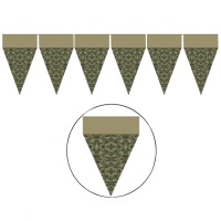 Fanion militaire camouflage - 3 m
