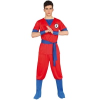 Costume de guerrier rouge pour les jeunes