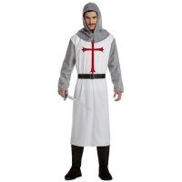 Costume de Templier blanc pour hommes