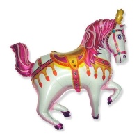 Ballon Cheval de Carrousel 98 x 90 cm - Conver Party