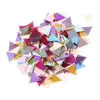Paillettes triangle multicolore - 15 gr