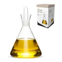 Bidon d'huile anti-goutte transparent 500 ml - DCasa