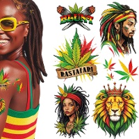 Tatouages temporaires jamaïcains