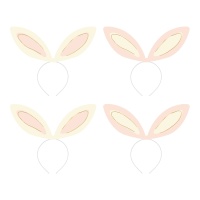 Bandeau lapin pour enfants - 4 pcs.