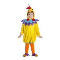 Costume de coq jaune pour bébé