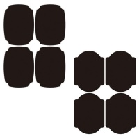 Autocollants pour tableau noir 5,8 x 7,8 cm - 12 unités