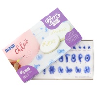 Set de tampons calligraphiques spéciaux pour chiffres et symboles - PME - 31 pcs.