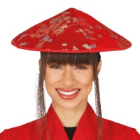 Chapeau rouge japonais