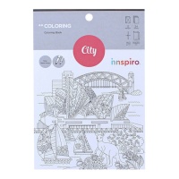 16 x 23 cm Livre de coloriage des villes pour adultes
