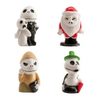 Figurines pour gâteau Jack Skelington 3,5 à 4 cm - Dekora - 50 unités