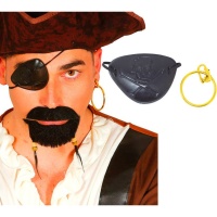 Patch et boucle d'oreille pirate