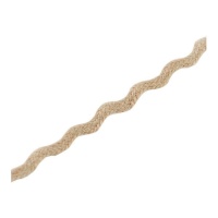 Ruban de raphia en zigzag de 2 m