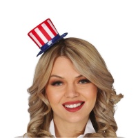 Mini chapeau avec le drapeau américain