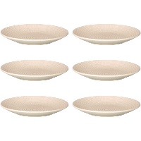 Assiette de 27 cm gravée à carreaux plate - Vessia - 6 unités